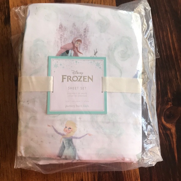 frozen sheets pottery barn